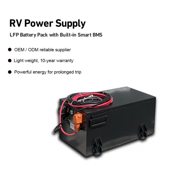 12V 460Ah 48V280Ah RV power supply Solar Inverter Battery with Built-in BMS LFP Lithium Battery