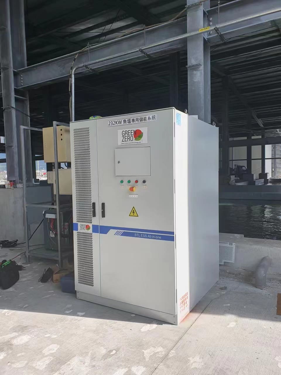 LFP battery energy storage system used for fishpond in Taiwan